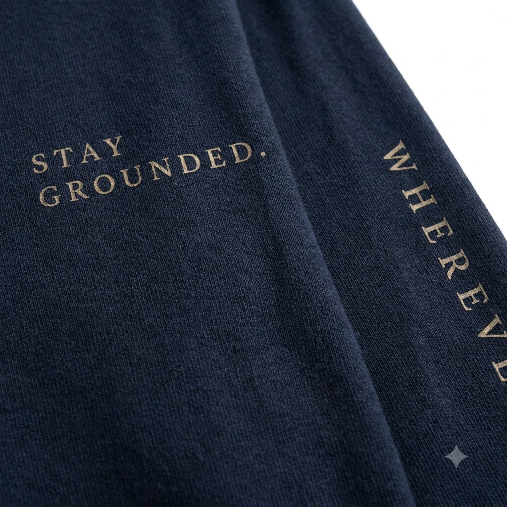 Stay Grounded Long Sleeve Tee LSM02