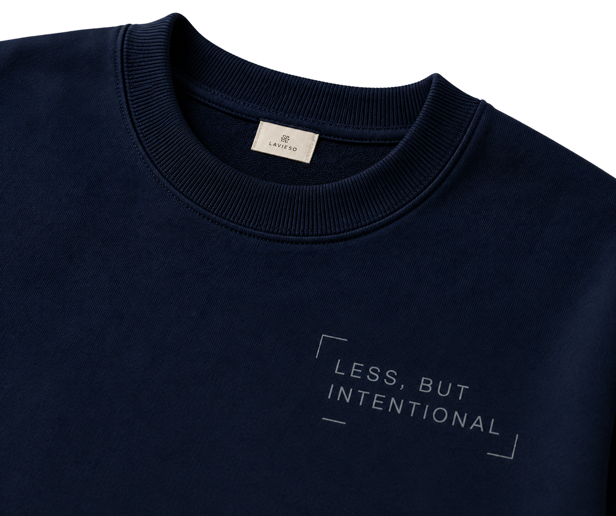 Less, But Intentional Heavyweight Crewneck SWM03