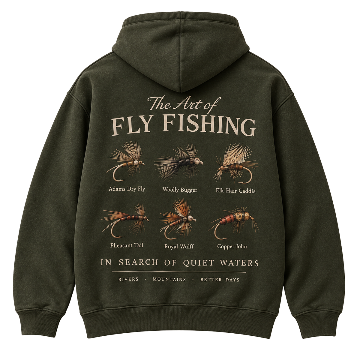 THE ART OF FLY FISHING HOODIE