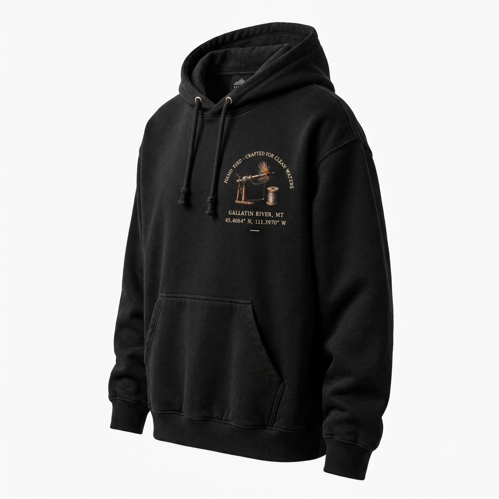 THE ART OF FLY TYING HOODIE