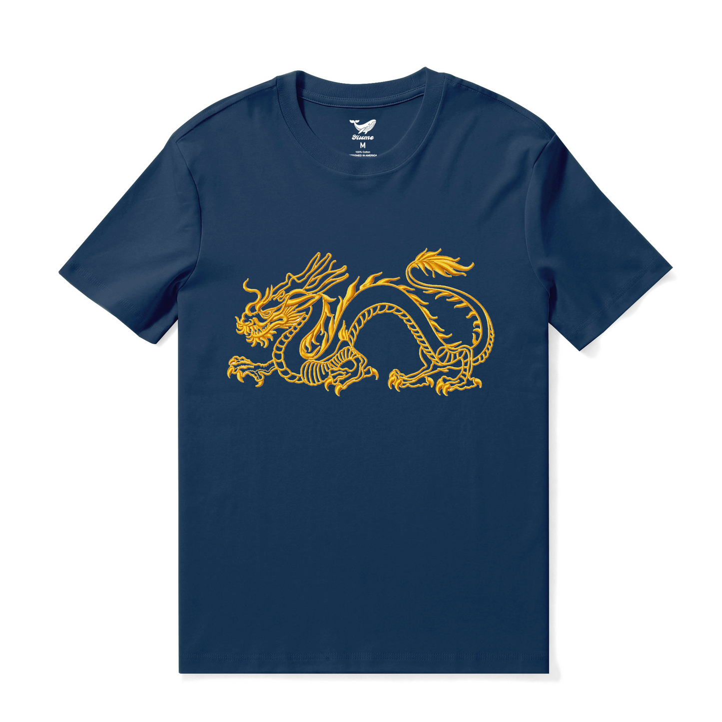 Hawaiian Tee For Men The Year of the Dragon Tee Crew Neck 100% Cotton