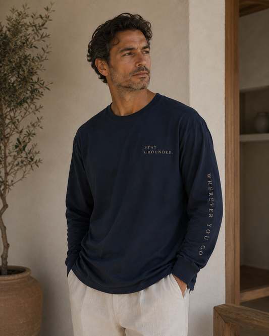 Stay Grounded Long Sleeve Tee LSM02